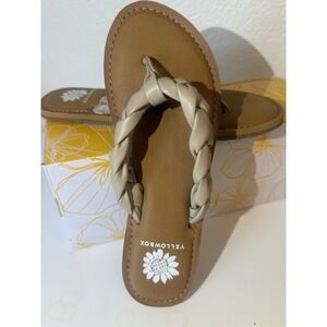 Yellow Box Dauphine Taupe Women's Flip‎ Flop Sandal New Size 8